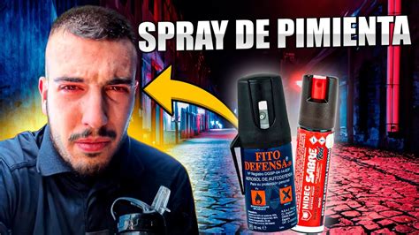 Sprays de Pimienta: Legales y Homologados .